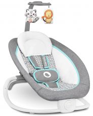 Шезлонг – електрокачель Lionelo Pascal Grey Scandi